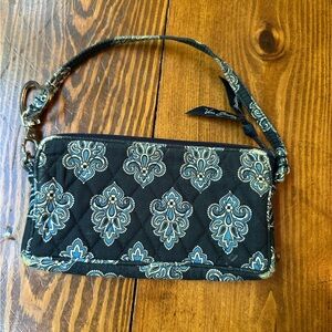 Vera Bradley Blue Clutch with Wristlet